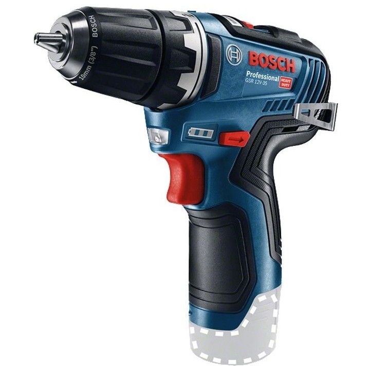Perceuse-visseuse 12V GSR 12V-35 (sans batterie ni chargeur) en coffret L-BOXX - BOSCH - 06019H8001 Perceuse-visseuse 12V GSR 12V-35 (sans batterie ni chargeur) en coffret L-BOXX - BOSCH - 06019H8001