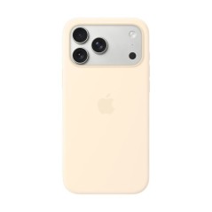 APPLE iPhone 17 Pro Max - Coque en silicone avec MagSafe - Vanille