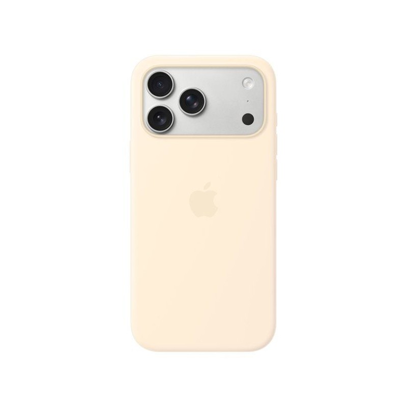 APPLE iPhone 17 Pro Max - Coque en silicone avec MagSafe - Vanille