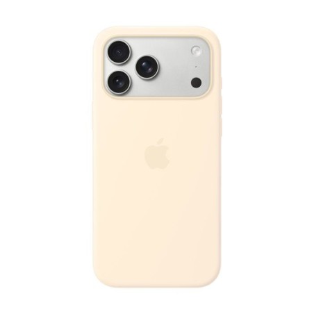 APPLE iPhone 17 Pro Max - Coque en silicone avec MagSafe - Vanille