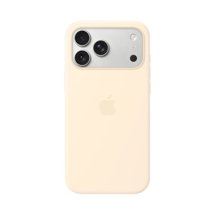 APPLE iPhone 17 Pro Max - Coque en silicone avec MagSafe - Vanille