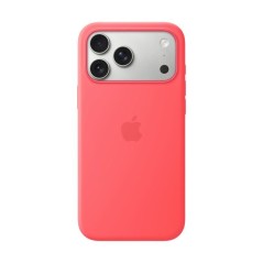 APPLE iPhone 17 Pro Max - Coque en silicone avec MagSafe - Goyave écl
