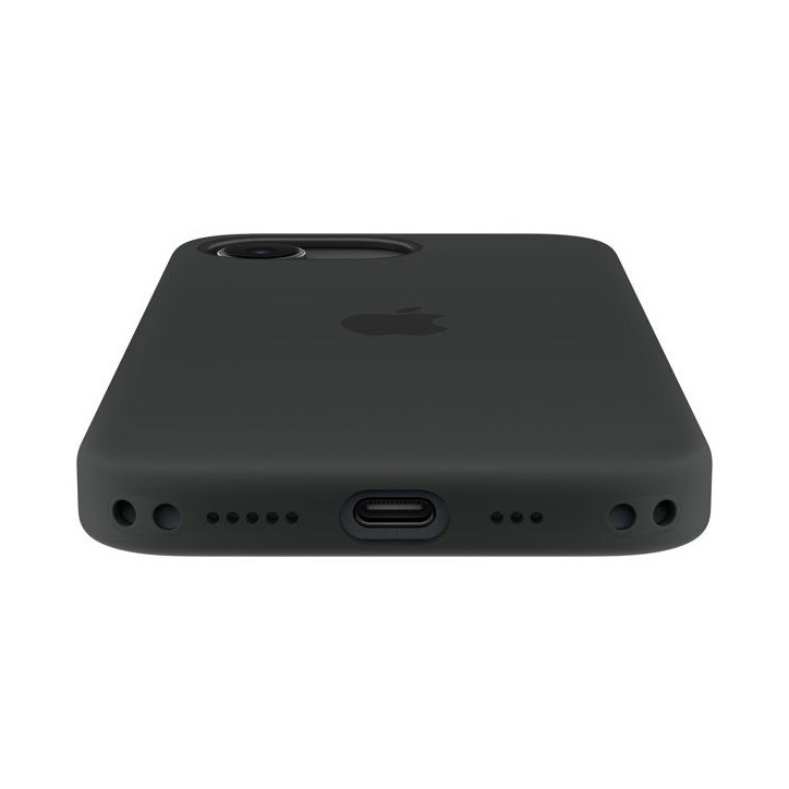APPLE iPhone 17e - Coque en silicone avec MagSafe - Noir