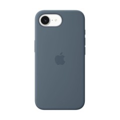 APPLE iPhone 17e - Coque en silicone avec MagSafe - Bleu ancre