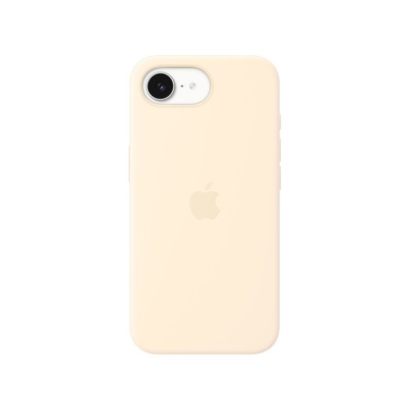 APPLE iPhone 17e - Coque en silicone avec MagSafe - Vanille