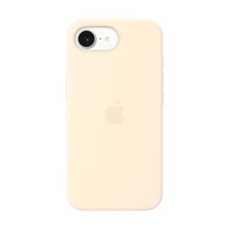 APPLE iPhone 17e - Coque en silicone avec MagSafe - Vanille