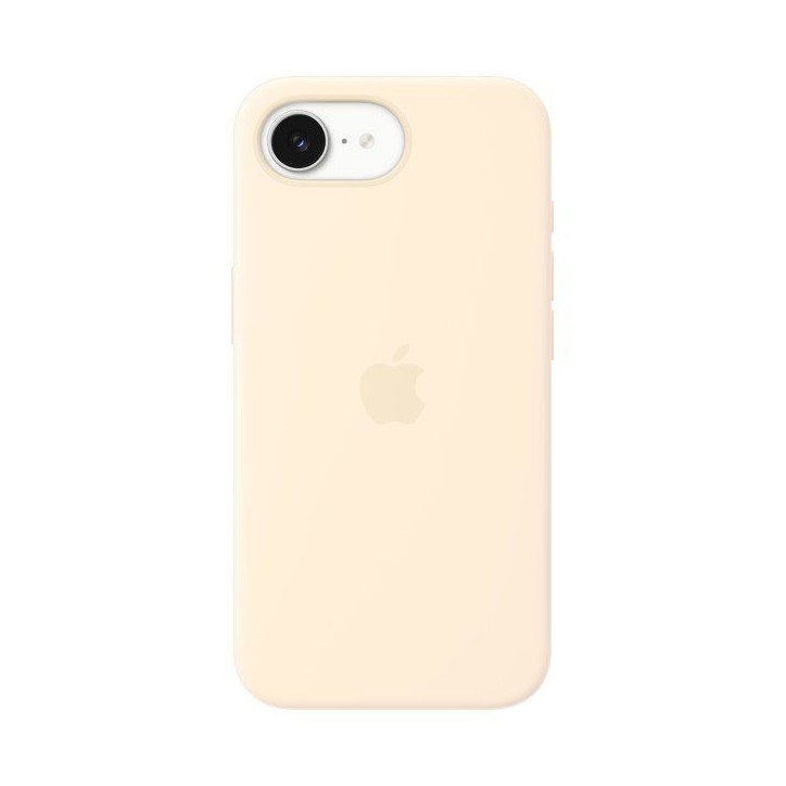 APPLE iPhone 17e - Coque en silicone avec MagSafe - Vanille