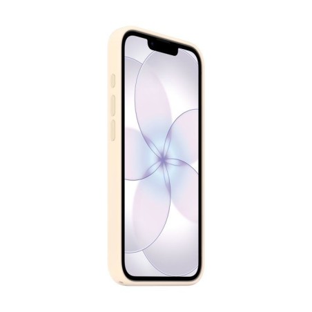 APPLE iPhone 17e - Coque en silicone avec MagSafe - Vanille