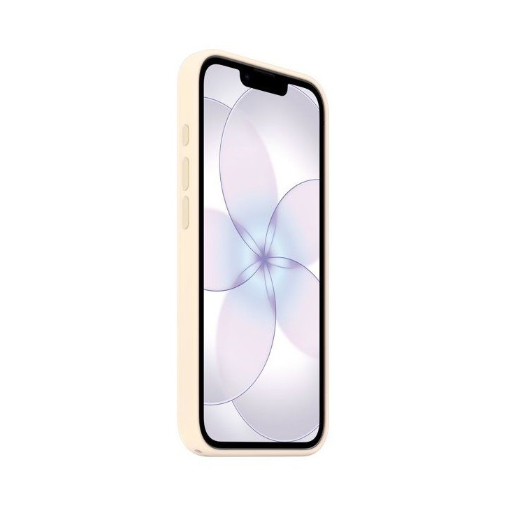 APPLE iPhone 17e - Coque en silicone avec MagSafe - Vanille