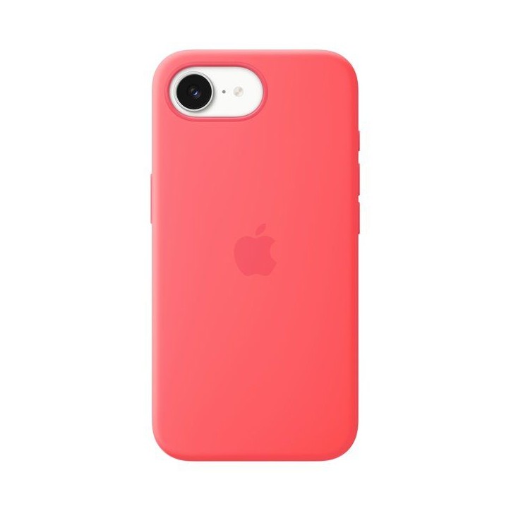 APPLE iPhone 17e - Coque en silicone avec MagSafe - Goyave éclatante