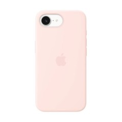 APPLE iPhone 17e - Coque en silicone avec MagSafe - Rose tendre