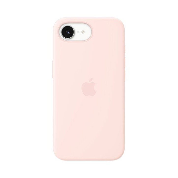 APPLE iPhone 17e - Coque en silicone avec MagSafe - Rose tendre