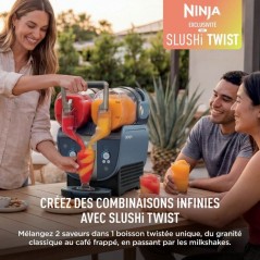 Machine a granita - Ninja - SLUSHi TWIST FS701EUBL - 2 bacs 4,4L - Tec