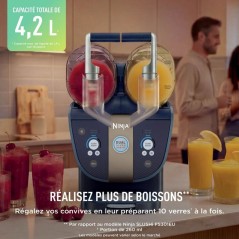 Machine a granita - Ninja - SLUSHi TWIST FS701EUBL - 2 bacs 4,4L - Tec