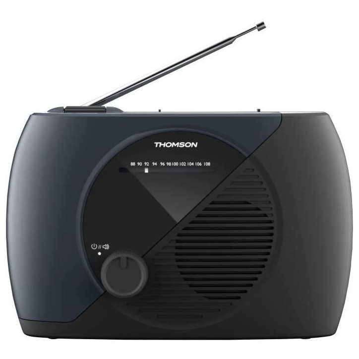 Radio FM portable THOMSON - RT350 - Fonctionne sur secteur ou piles - Tuner FM