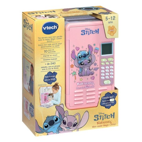 VTECH - STITCH - KIDISECRETS, MON CASIER MAGIC LOCKER ROSE - Rose