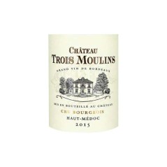 Château Trois Moulins 2015 Haut-Médoc Cru Bourgeois - Vin rouge de Bordeaux