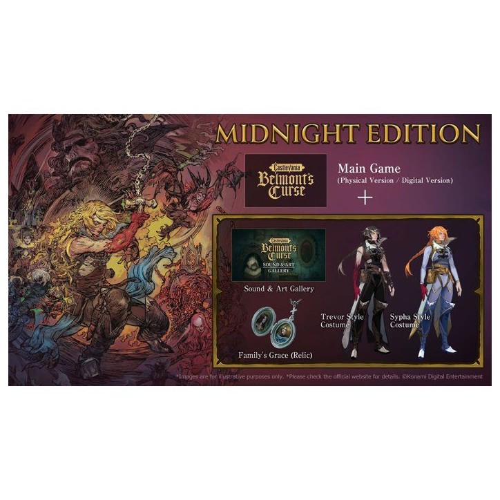 Castlevania Belmont's Curse Midnight Edition - Jeu PS5 Castlevania Belmont's Curse Midnight Edition - Jeu PS5