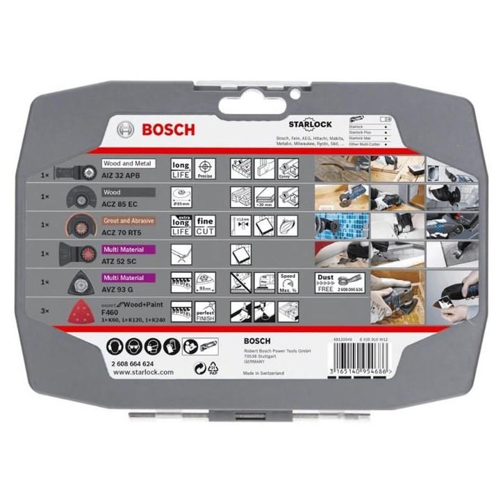 Coffret Starlock BOSCH spécial rénovation - 2608664624 Coffret Starlock BOSCH spécial rénovation - 2608664624