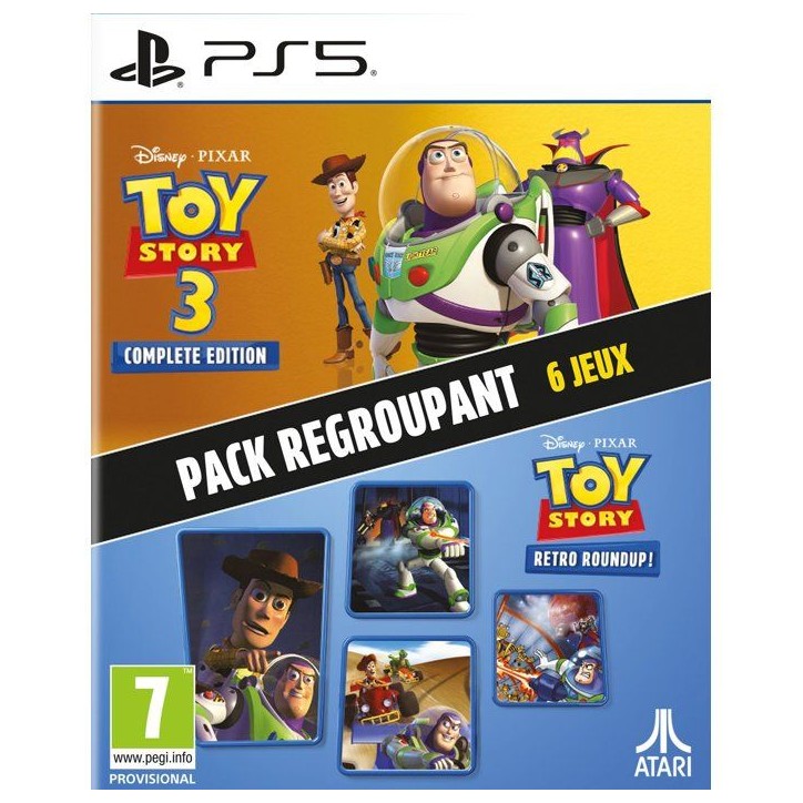 Toy Story 3 Complete + Retro Roundup Double Pack - Jeu PS5 Toy Story 3 Complete + Retro Roundup Double Pack - Jeu PS5