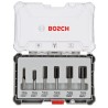 Coffret de fraises - BOSCH PROFESSIONAL - 2607017465 - 6 fraises droit