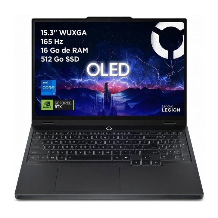 PC portable Gamer LENOVO Legion 5 15IRX10 - Sans Windows - 15,1'' OLED 165hz - Core i7-13650HX - RTX 5060 - RAM 16 Go - SSD 512 PC portable Gamer LENOVO Legion 5 15IRX10 - Sans Windows - 15,1'' OLED 165hz - Core i7-13650HX - RTX 5060 - RAM 16 Go - SSD 512