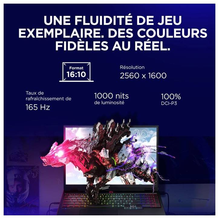 PC portable Gamer LENOVO Legion 5 15IRX10 - Sans Windows - 15,1'' OLED 165hz - Core i7-13650HX - RTX 5060 - RAM 16 Go - SSD 512 PC portable Gamer LENOVO Legion 5 15IRX10 - Sans Windows - 15,1'' OLED 165hz - Core i7-13650HX - RTX 5060 - RAM 16 Go - SSD 512