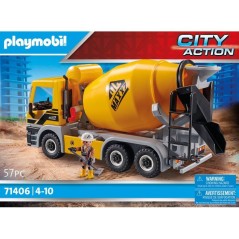 PLAYMOBIL 71406 Camion toupie, City Action, La Construction, 57 pieces