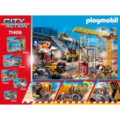 PLAYMOBIL 71406 Camion toupie, City Action, La Construction, 57 pieces