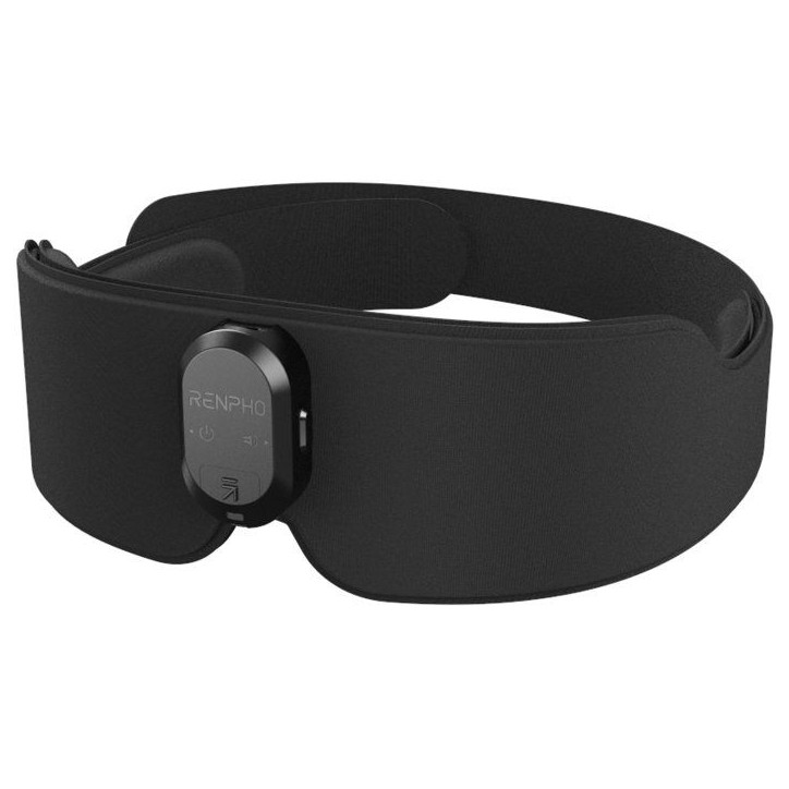 Masque de sommeil - RENPHO - Eyesnooze Aroma GS003 - Aromathérapie - Bluetooth - Chauffant - Noir