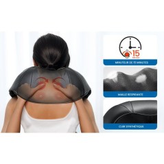 Masseur cervical Shiatsu - RENPHO - U-Neck Go SNM067 - Chauffant - 8 n