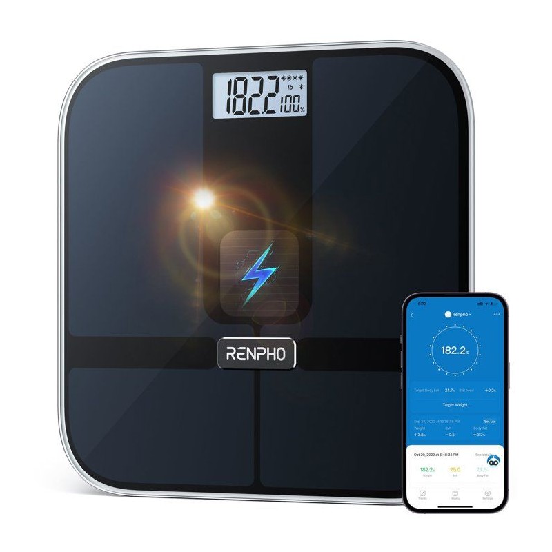 Pese-personne impédancemetre connecté - RENPHO - Elis Solar 2 A020 -