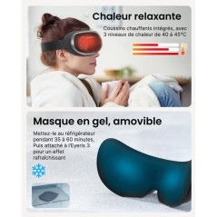 Masseur oculaire - RENPHO - Eyeris 3 G010V - Chauffant et rafraîchiss