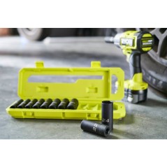Coffret de douilles choc automobile - RYOBI - RHDIS10PC - 10 douilles