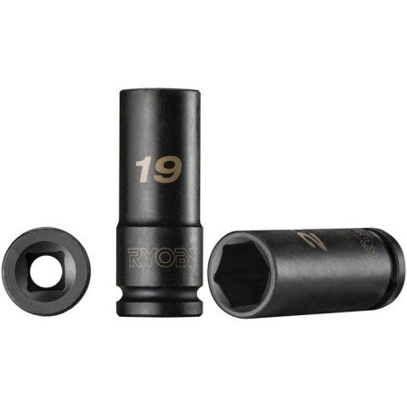 Jeu de douilles choc automobile - RYOBI - RHDIS3PC - 3 douilles 1/2 - 17, 19 et 21 mm