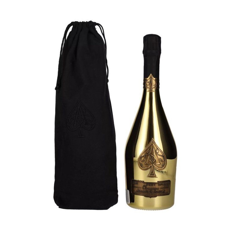 Armand de Brignac Champagne Brut Gold 12,5% Vol. 0,75l in Velvet Bag