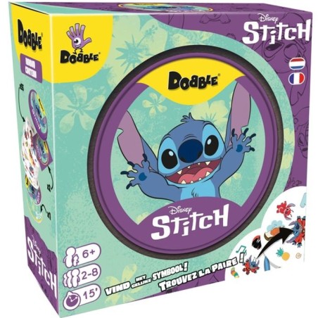 Jeu de société - ASMODEE - Dobble Stitch - 55 cartes rondes - a part