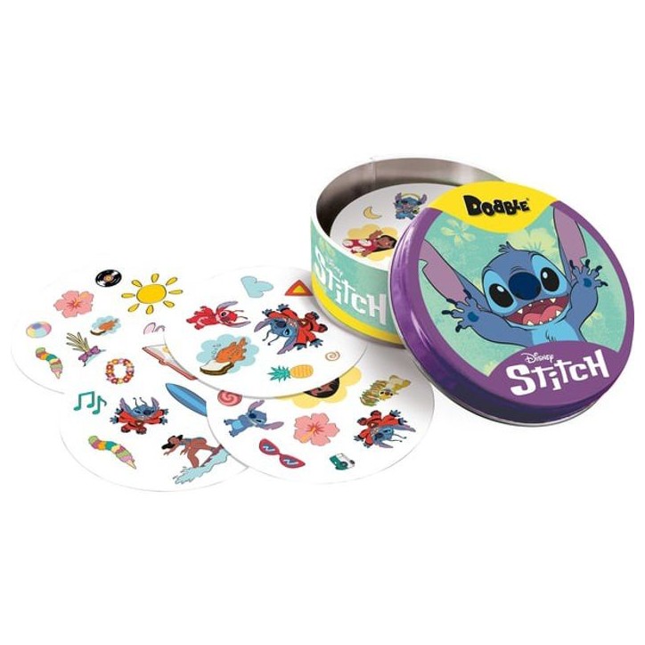Jeu de société - ASMODEE - Dobble Stitch - 55 cartes rondes - a partir de 6 ans - Mixte Jeu de société - ASMODEE - Dobble Stitch - 55 cartes rondes - a partir de 6 ans - Mixte