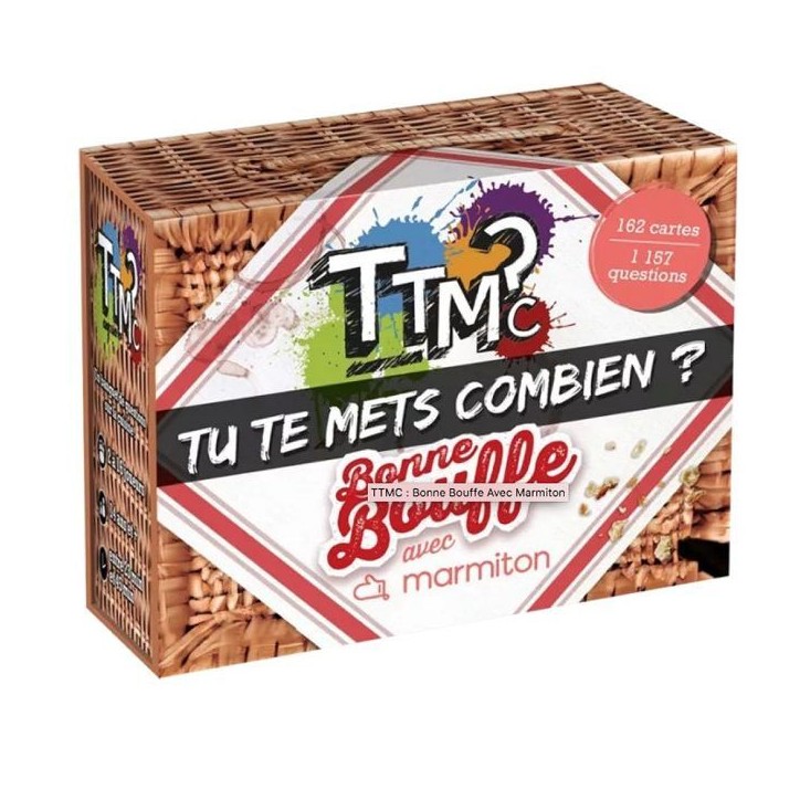 Jeu de société - TTMC - Bonne Bouffe avec Marmiton - Quiz cuisine et gastronomie - Des 14 ans