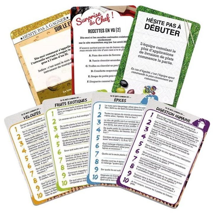 Jeu de société - TTMC - Bonne Bouffe avec Marmiton - Quiz cuisine et gastronomie - Des 14 ans