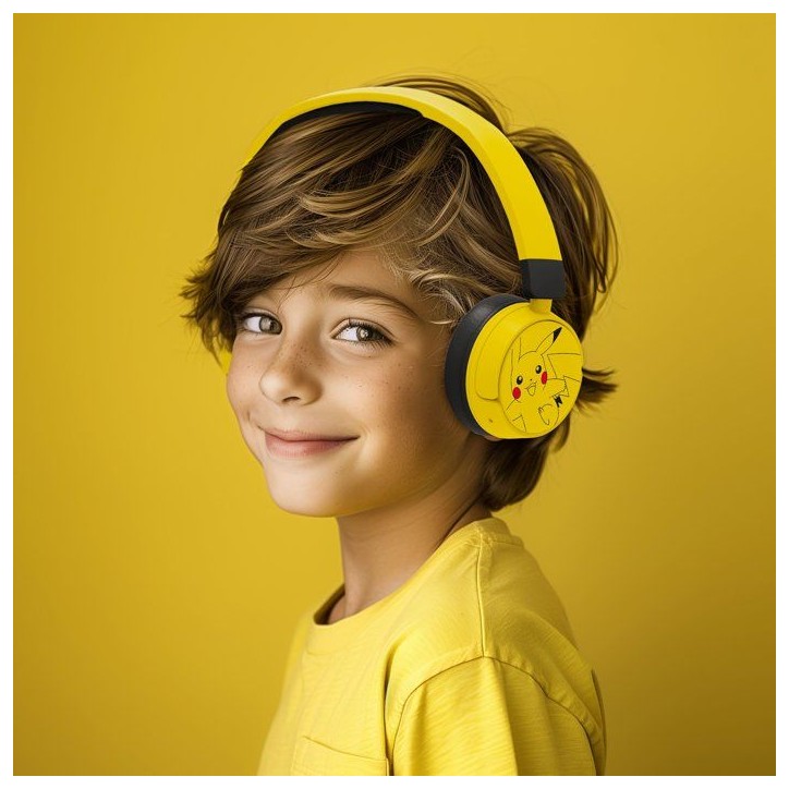 Casque Bluetooth - BITTY BOOMERS - Pokémon Pikachu Yellow Casque Bluetooth - BITTY BOOMERS - Pokémon Pikachu Yellow
