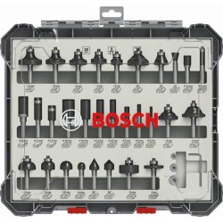 Coffret de 30 fraises mixtes a Ø queue de 8 mm BOSCH - 2607017475