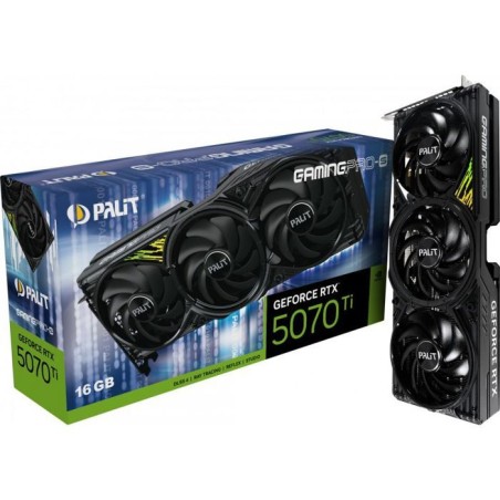 PALIT - Carte graphique - GeForce RTX 5070 Ti - GamingPro-S - 16 Go