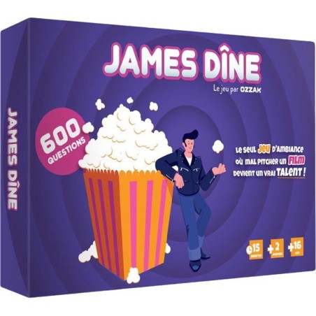 Jeu d'ambiance - PIXIEGAMES - James Dîne - Quiz cinéma - 600 questio