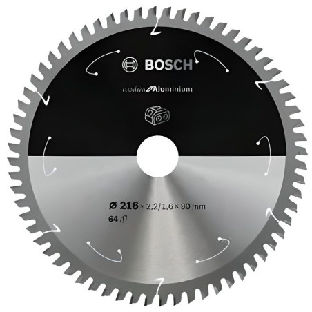 Lame de scie circulaire au carbure BOSCH 216 x 30 x 2,2 mm (64 dents)