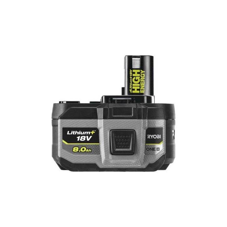 Batterie Lithium+ High Energy - RYOBI - RB1880TG - 18V - Capacité 8,0Ah Batterie Lithium+ High Energy - RYOBI - RB1880TG - 18V - Capacité 8,0Ah