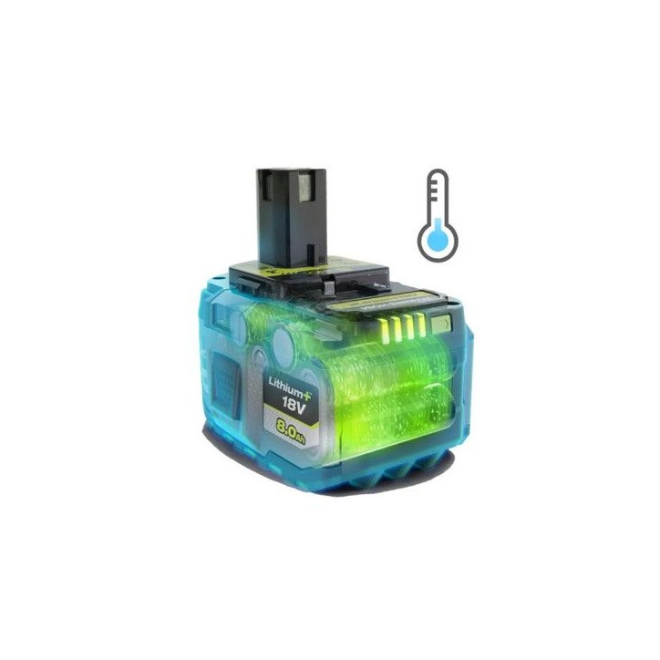 Batterie Lithium+ High Energy - RYOBI - RB1880TG - 18V - Capacité 8,0Ah Batterie Lithium+ High Energy - RYOBI - RB1880TG - 18V - Capacité 8,0Ah