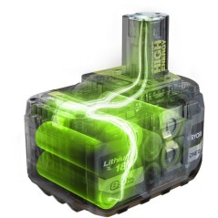 Batterie Lithium+ High Energy - RYOBI - RB1880TG - 18V - Capacité 8,0
