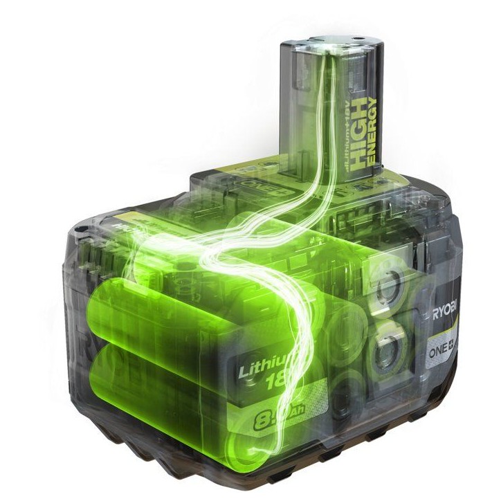 Batterie Lithium+ High Energy - RYOBI - RB1880TG - 18V - Capacité 8,0Ah Batterie Lithium+ High Energy - RYOBI - RB1880TG - 18V - Capacité 8,0Ah