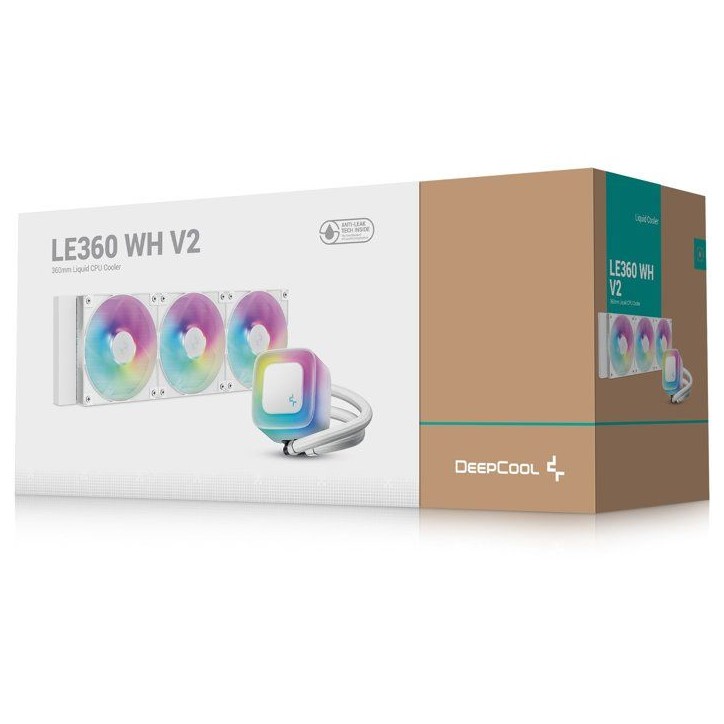 DEEPCOOL - LE360 - Watercooling AIO - 360 mm - Blanc - ARGB